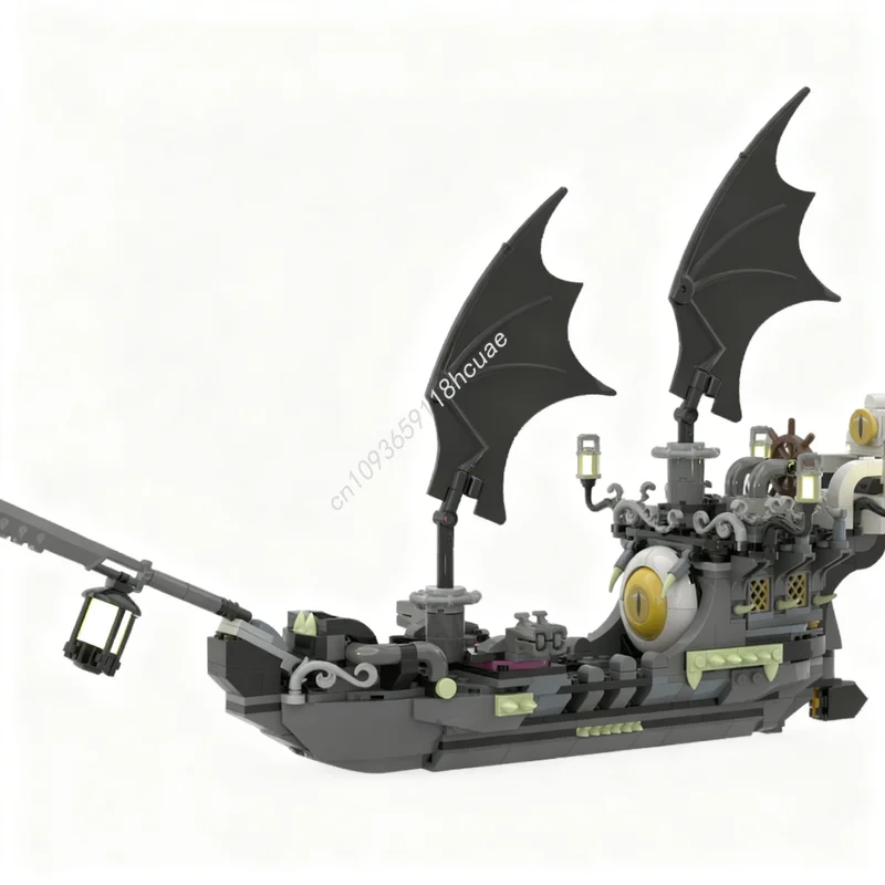 616pcs MOC Nightmare Ship Dreamzzz Model Building Blocks Toy Construction Assemble DIY Creative Christmas Gifts Idea Education
