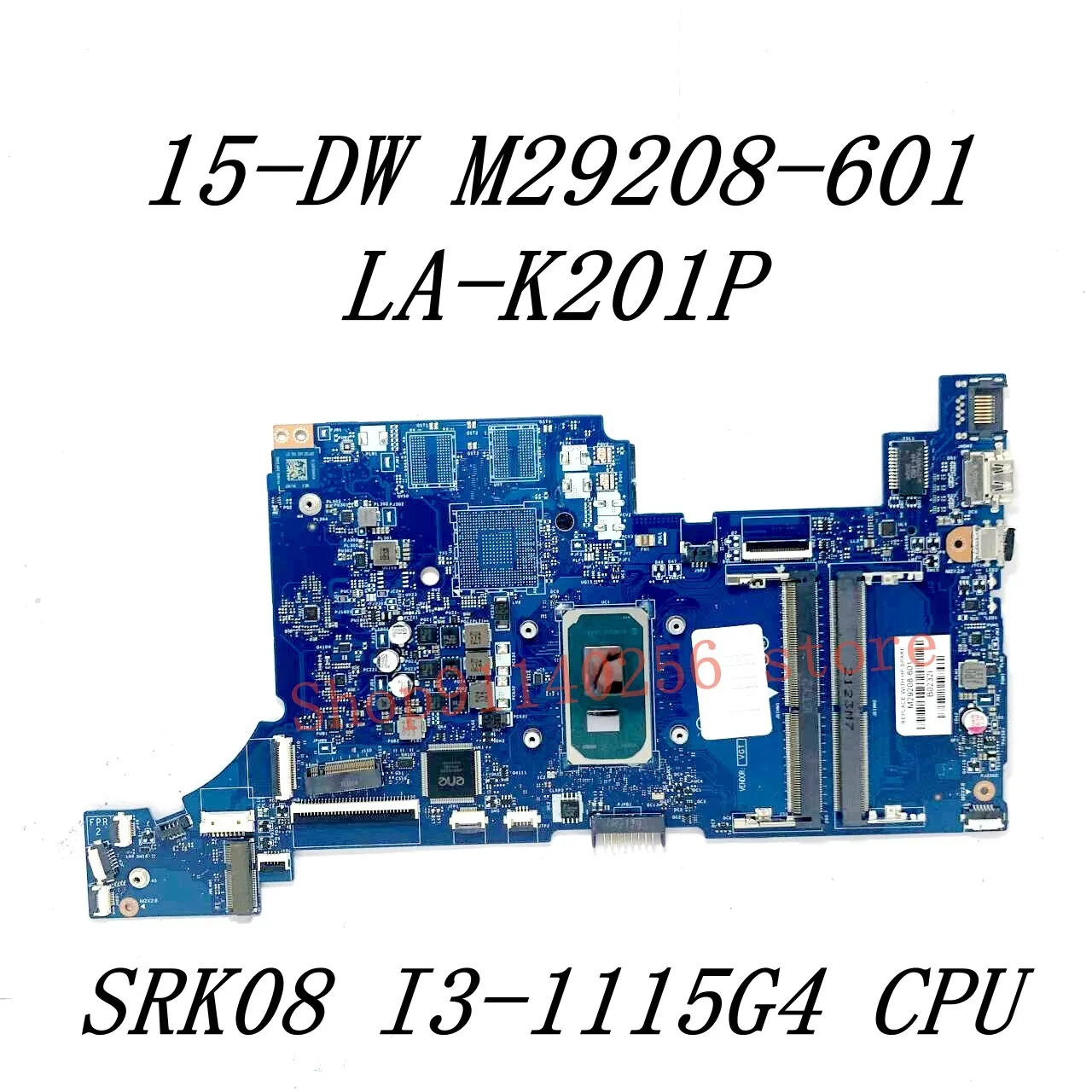 Placa base de ordenador portátil HP 15-DW, M29208-601 de M29209-601, M29210-601, M29211-601, CPU I3 / I5/I7, GM/MX350, 100% probado