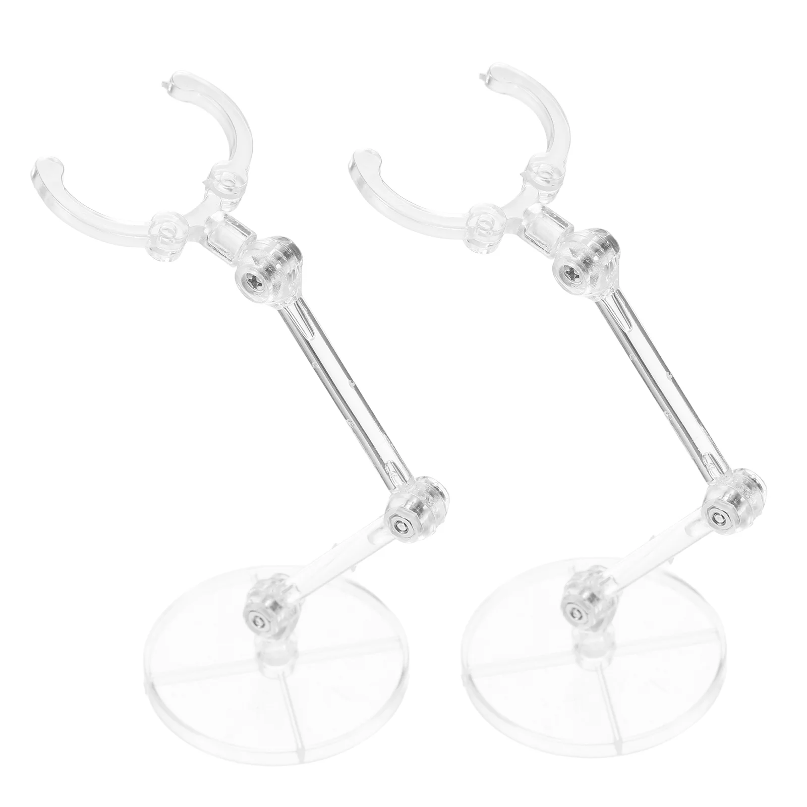Model Stand Models Flight Stands for Action Figures Transparent Plastic Display