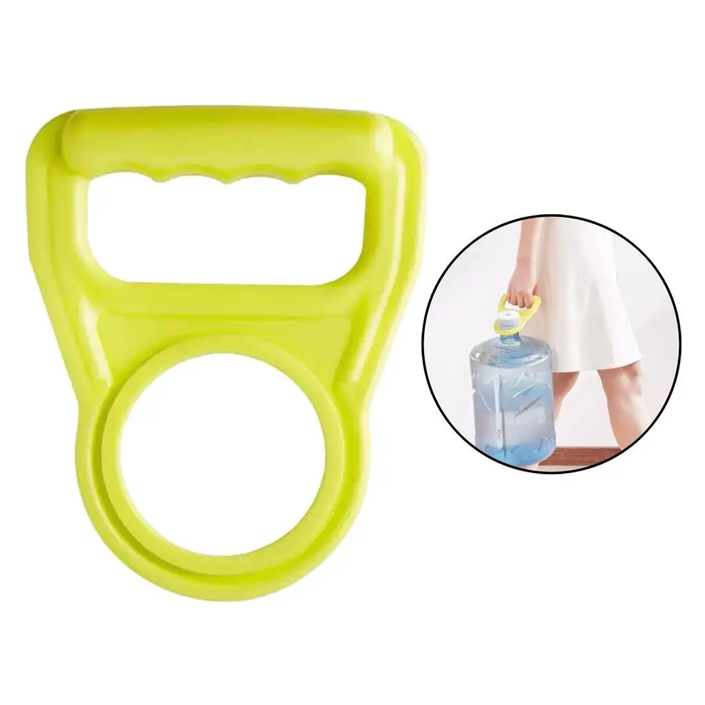 Rubberized Water Jug Handle for 5 Gallon Bottle Dispenser with Durable Plastic Grip Labor Saving Design