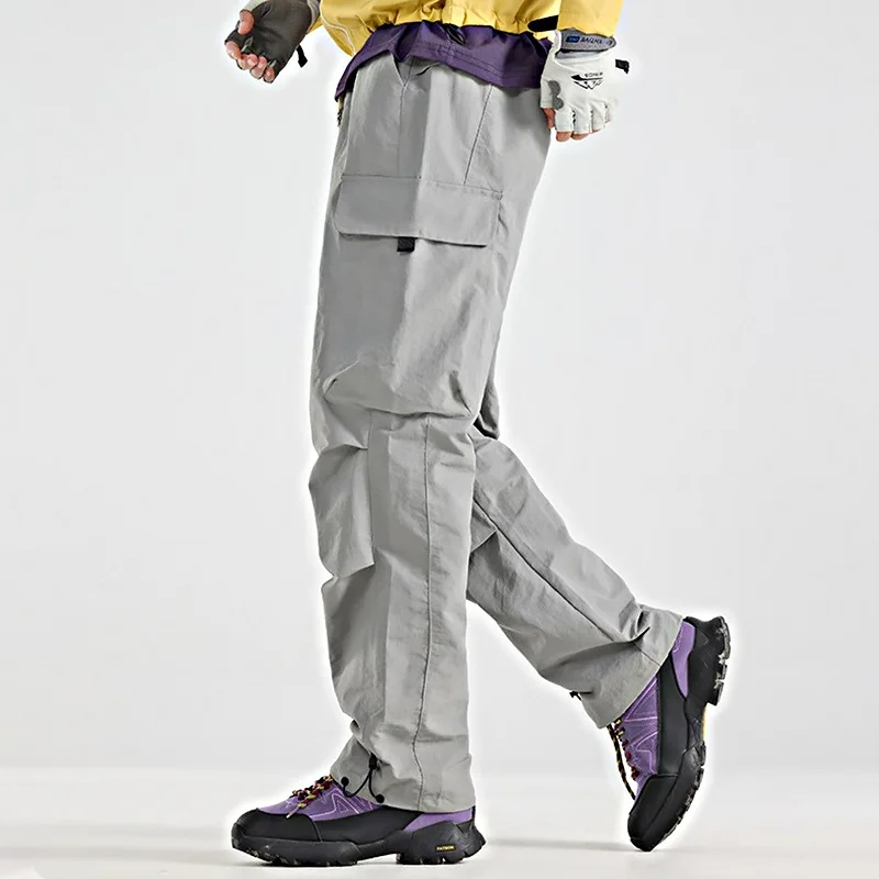 

Горные уличные ветрозащитные водонепроницаемые армейские брюки-карго - модный парашютный дизайн для мужчин и женщин, спортивные брюки для пешего туризма и скалолазания