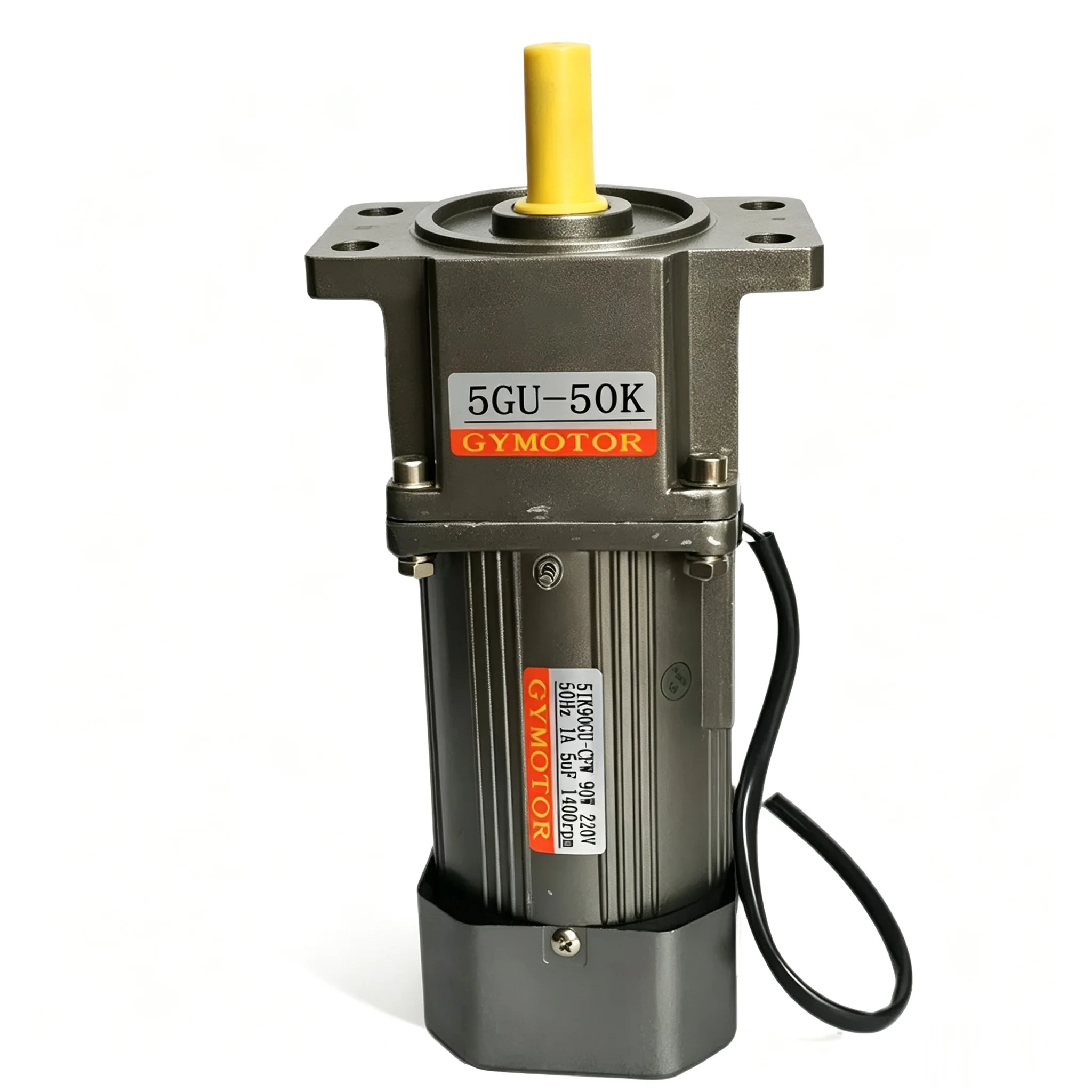 90W AC 220V Single-Phase Shaft Diameter 12mm / 15mm, Fixed/Constant-Speed Gear Motor 5GU Gearbox AC Motor