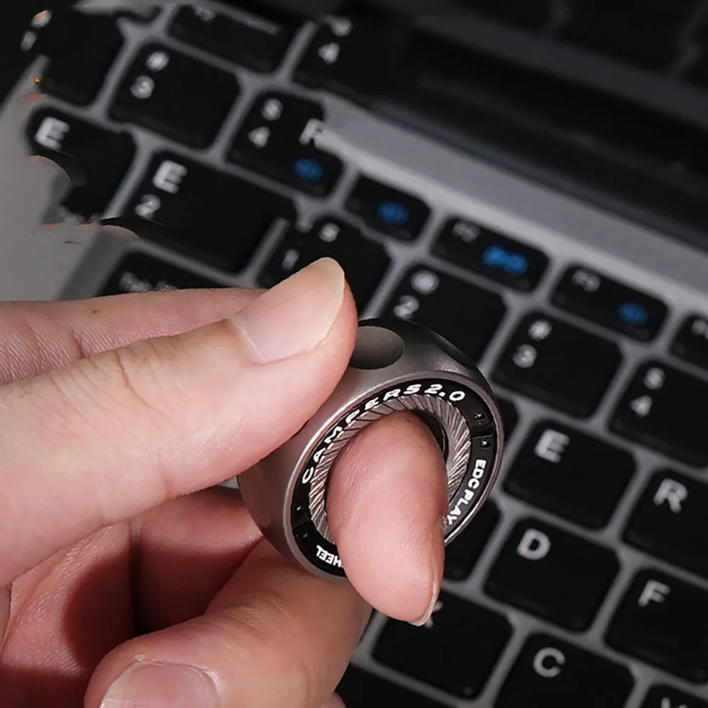 

Офисный стол EDC механическое кольцо абзац Непоседа Спиннер на кончике пальца гироскоп трещотка магнитная металлическая антистрессовая игрушка для взрослых подарок