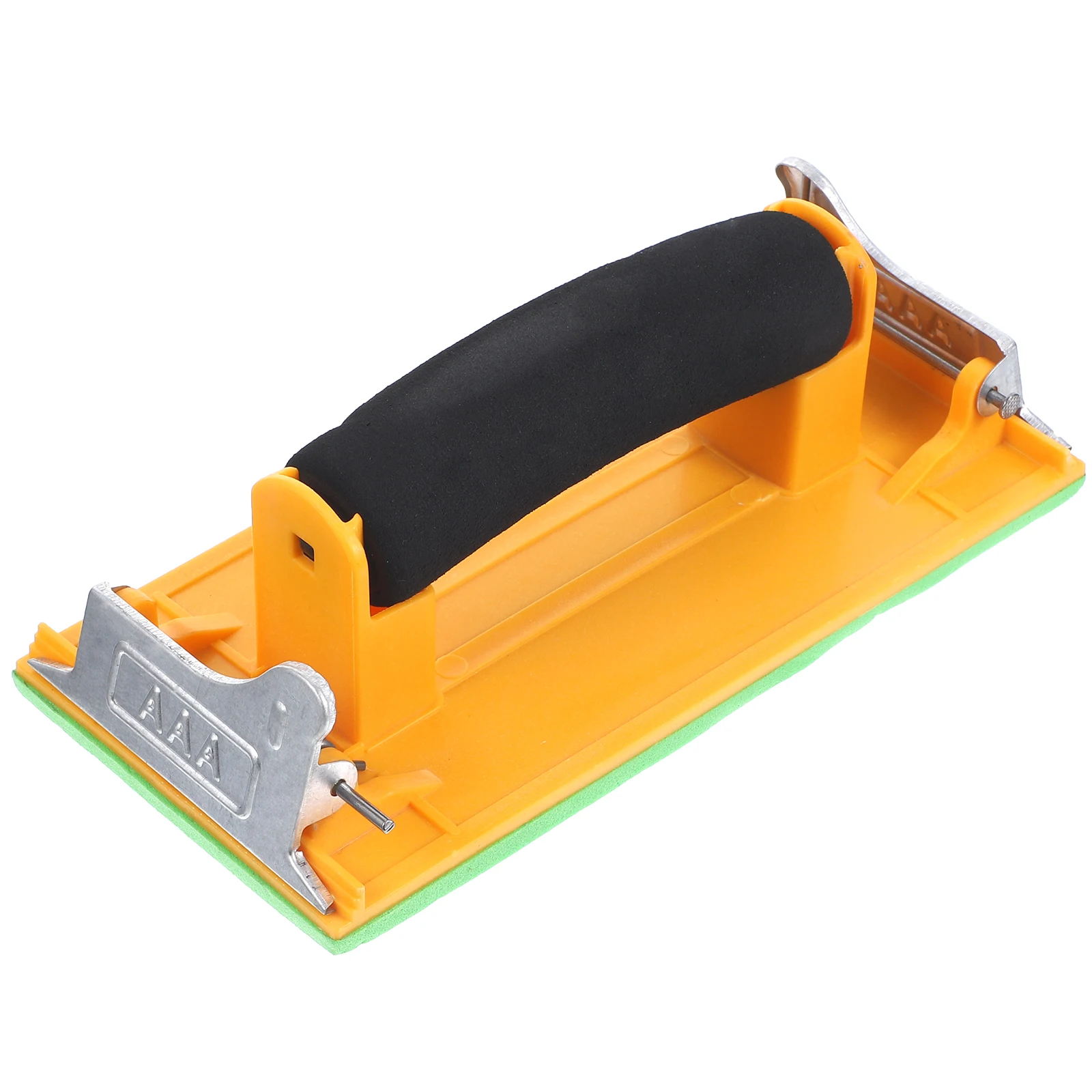 

Tool Handheld Sand Rack Sandpaper Holder with Handle Dry for Wall Yellow