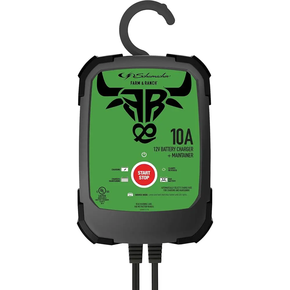 

Зарядное устройство и устройство для обслуживания аккумуляторов Farm and Ranch, FR01539, 4-в-1, полностью автоматическое, режим обслуживания, 10 А, 12 Вольт, для автомобиля,