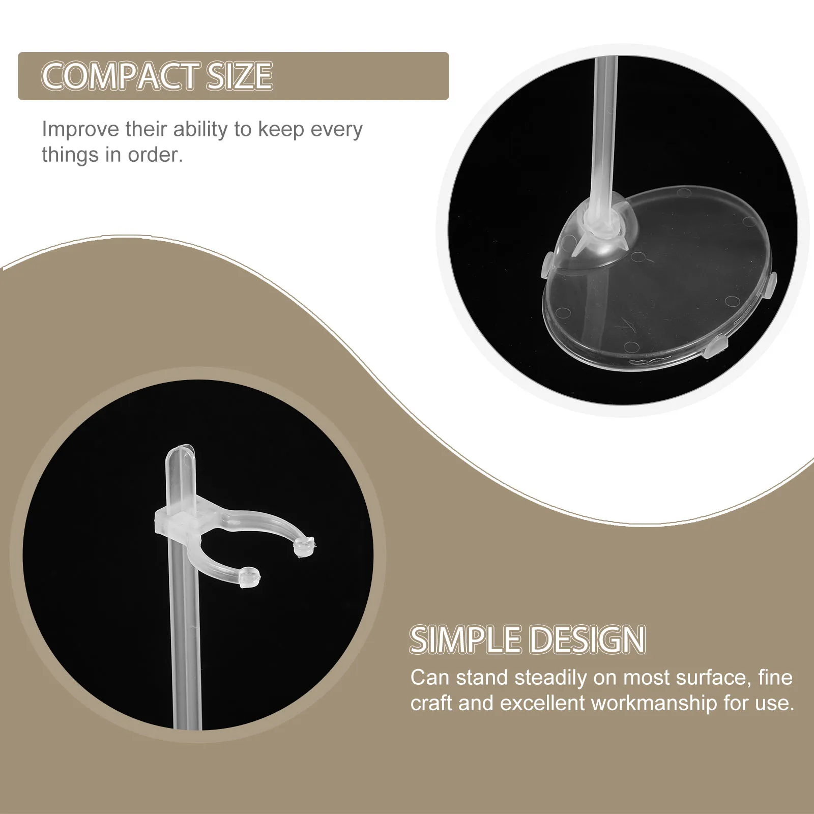 15Pcs Toy Stand Display Racks for Mannequins Babies Model Support Holders Waist Strap Hanging Accessories