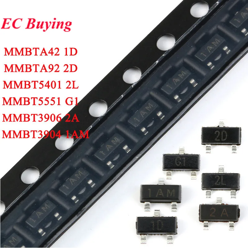 100Pcs/Lot MMBT3904… - image
