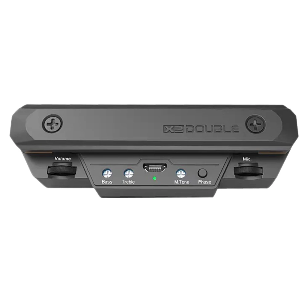 

N17R DOUBLE X0 Guitar Pickup Preamp Soundhole Pickup with Volume & Tone Control for Acoustic Guitar Musical Instrument, E