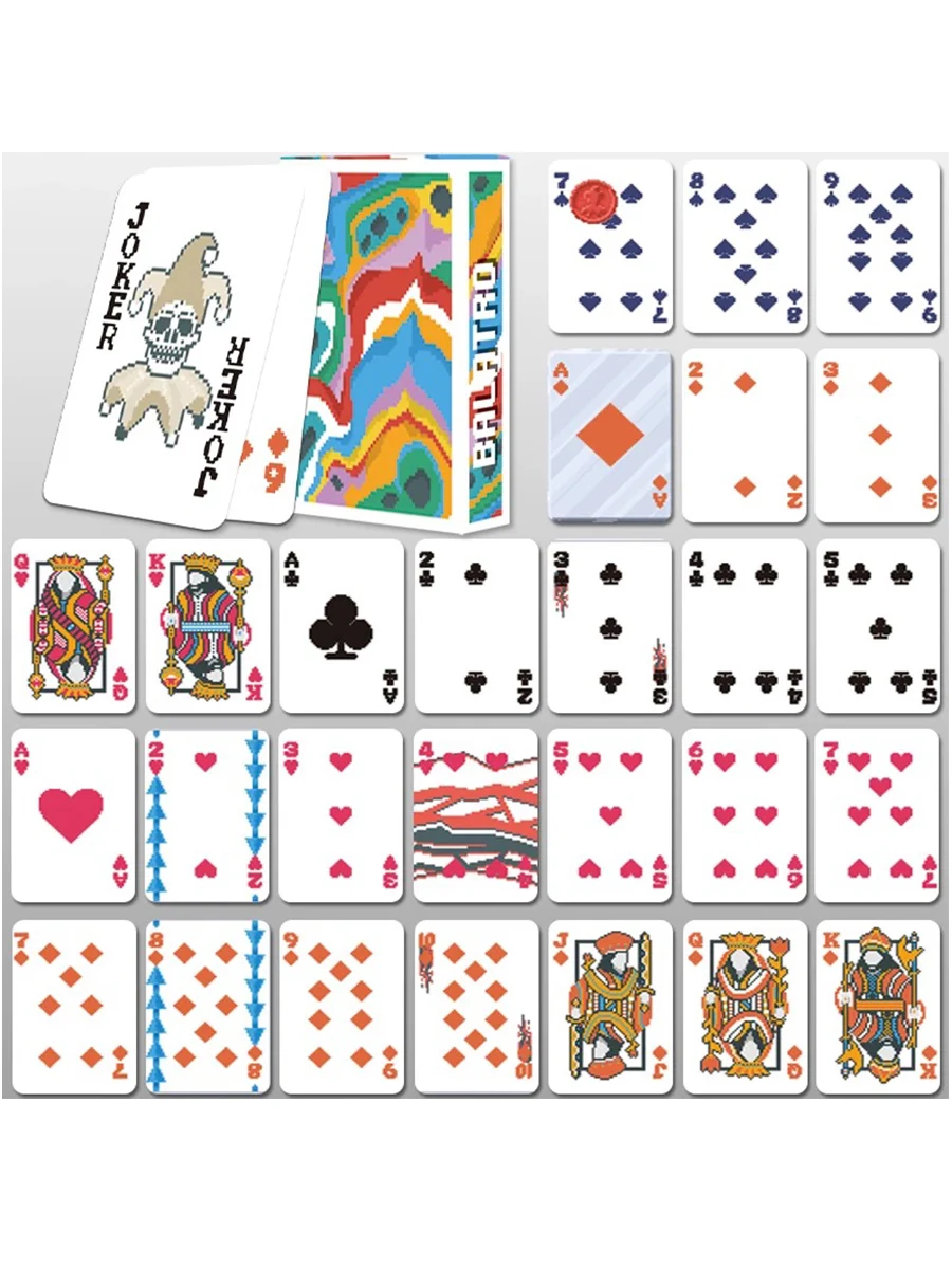 Jeu de cartes de Poker Joker classique, 55 pièces, cartes à jouer Balatro Joker, Poker créatif, amusant, Durable, Portable