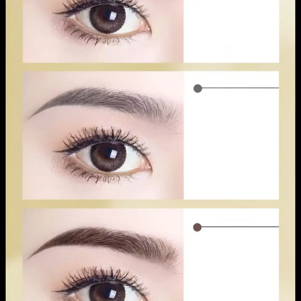 Double Headed Triangle Eyebrow Pencil Waterproof Long Lasting Smudge Proof Precise Defining Brow Makeup Pen Cosmetic Tool