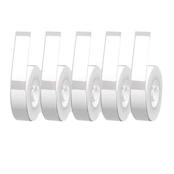 5pcs 12mmx40mm White Gap Label Paper Fit for P12 P15 Phomemo D30 Q30 Printer Waterproof…