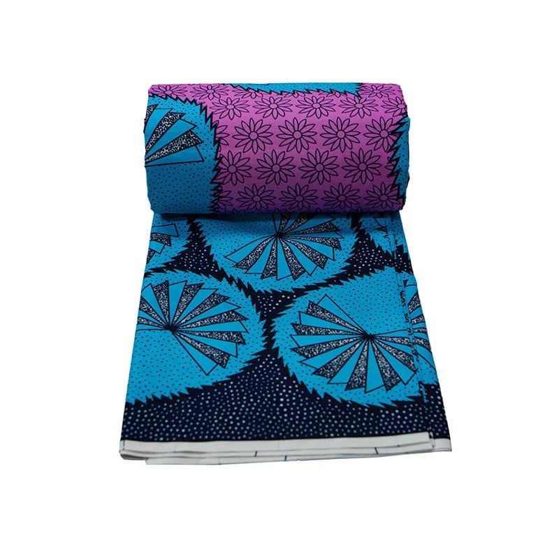 

Большие цветы в африканском стиле, мягкий полиэстер, высокое качество, модная печать, батик, Холлан, Анкара, восковая ткань для шитья женского платья, 6 ярдов