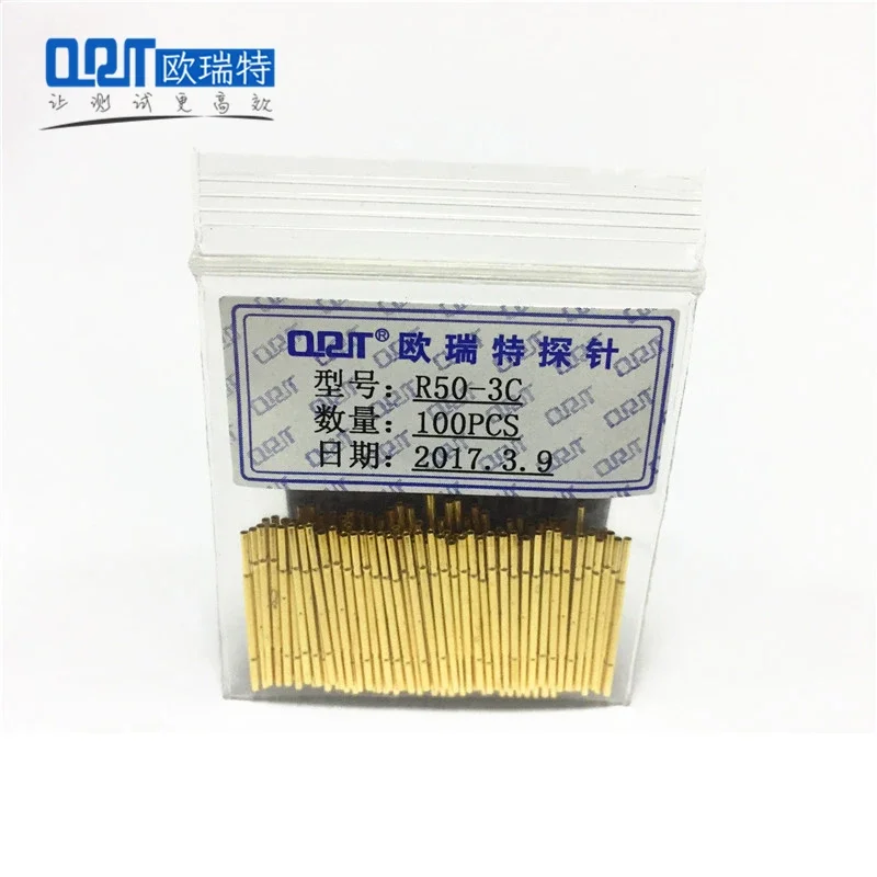 Chip de programação retrátil dedal, Test Socket, Test Copper Pin, Probe 50 Series, Mola