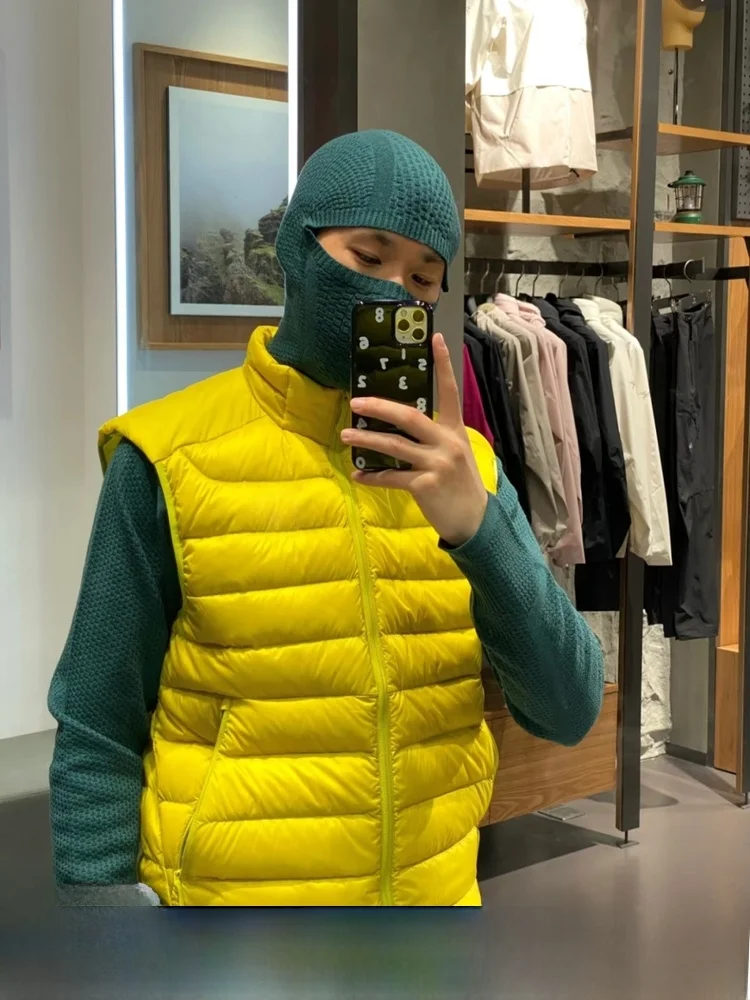 

Outdoor Lightweight down Vest ex Youth Faion Winter Warm Windproof Padded Jaet Casual Loose Fit Zipper Closure ...