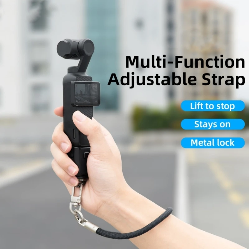 Reinforced Camera Wrist Strap Shockproof Nonslip Design Comfortable For Travel Vlog And Adventure Recording F19E