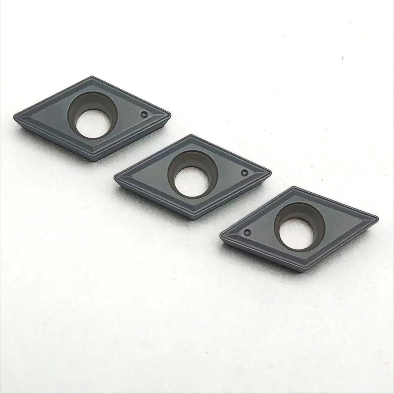 شفرة طحن كربيد CNC ، Dcmt 11t304 nn-PVD ، 10