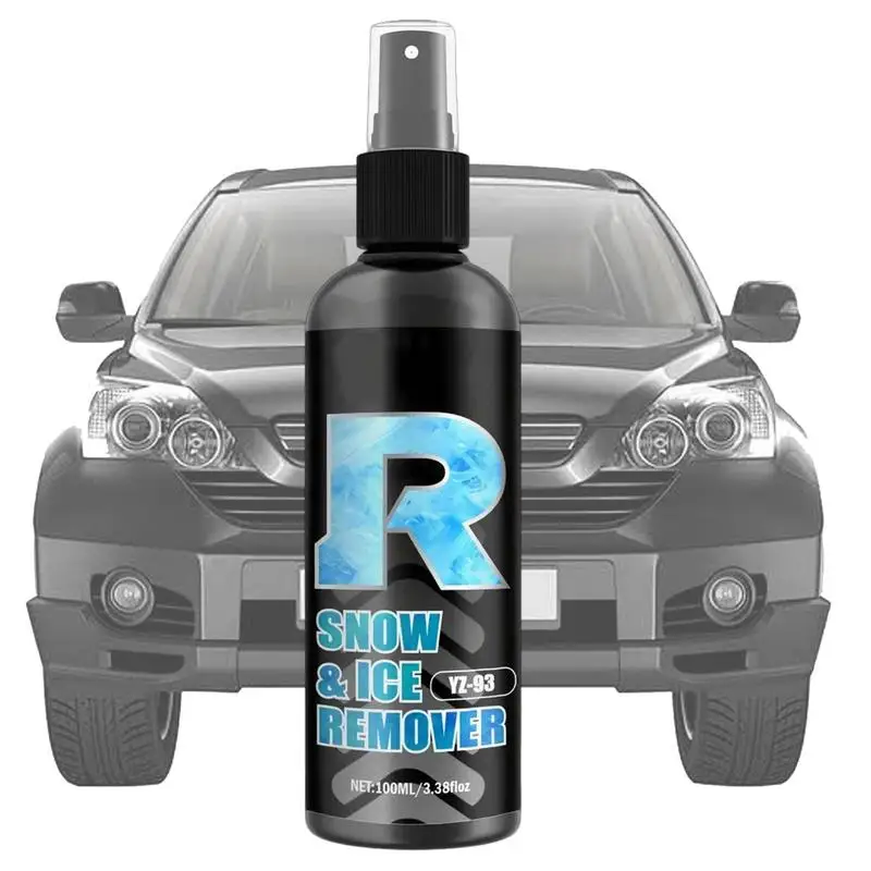 

100ml Auto Windshield Deicer Spray Refrigerator Defrost Snow Melting and Deicing Agent Rapid Thawing Glass Freeze Remover Car