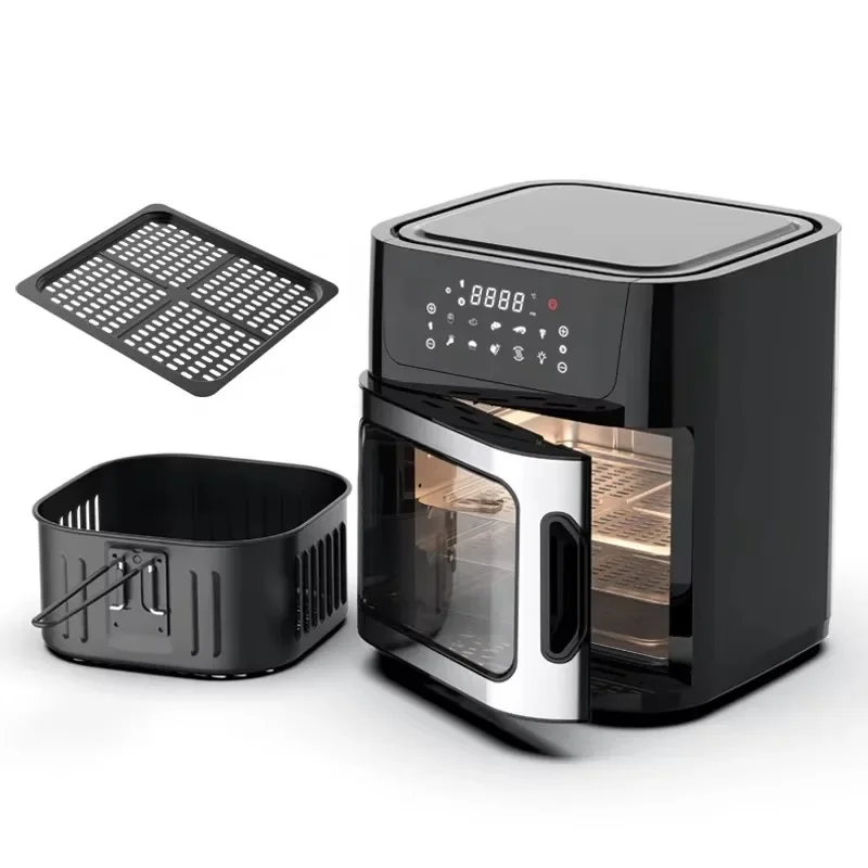 

Air fryer and toaster oven combo with stainless steel Aire freidora Hornos