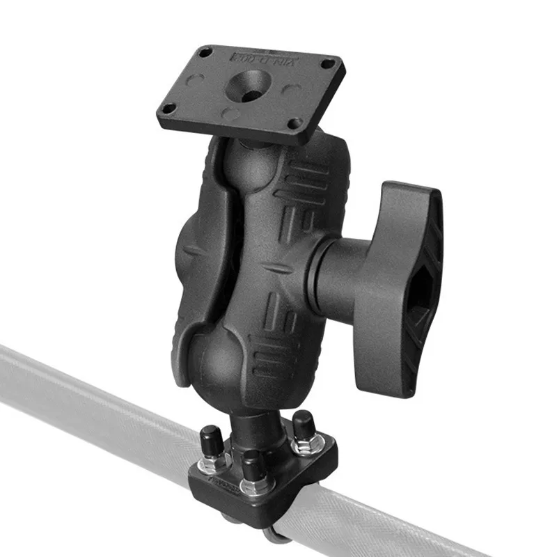 Base de perno en U doble de 2,25 pulgadas a base rectangular/cuadrada/VESA/AMPS con brazo corto de 13 cm Compatible con soportes de RAM y más