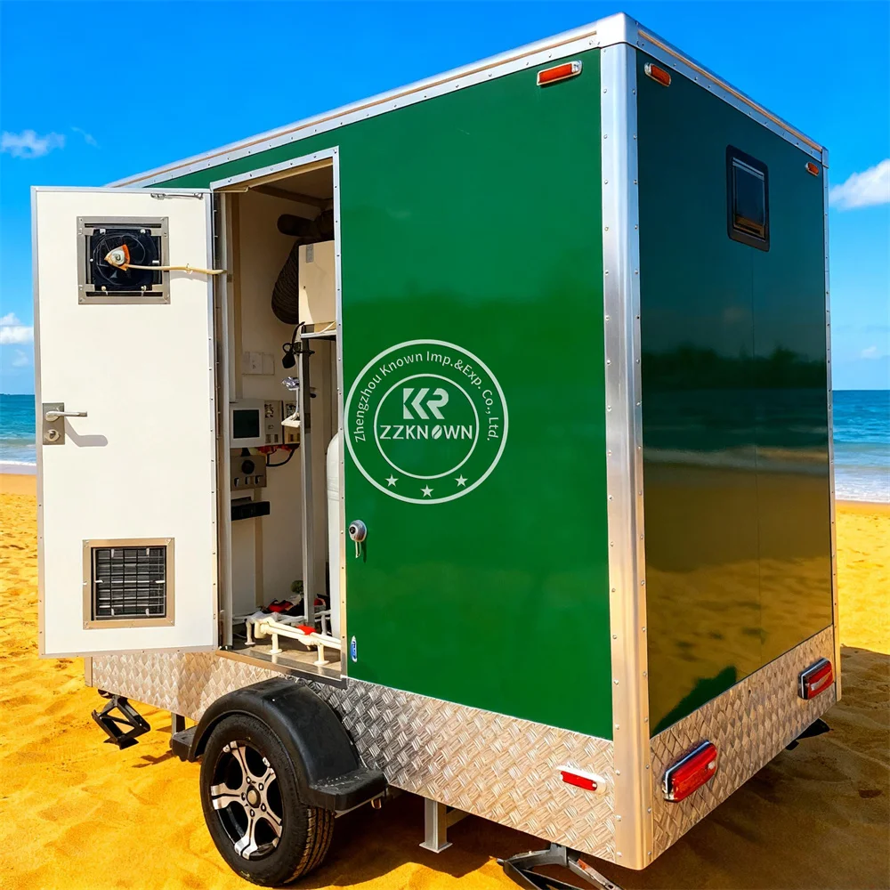 

High Quality Mobile Toilet Trailer Mobile Toilet Portable WC Mobile Restroom Luxury Bathroom Trailer for Small Events