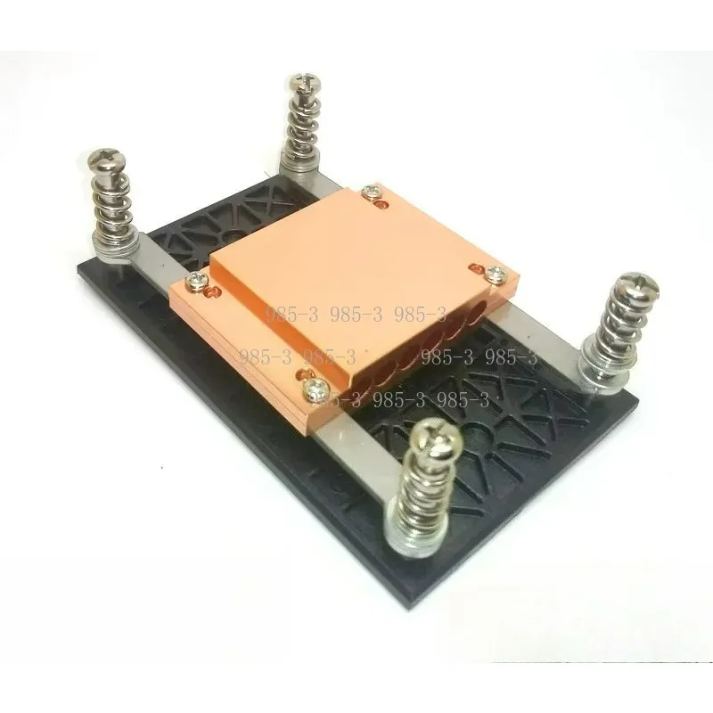 6 Holes Copper Cooling Block, Heat Pipe Pressure Plate for Processor Heat Dissipation
