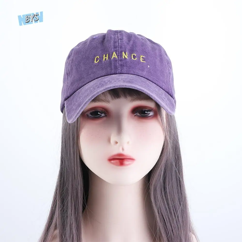 

Simple Adjustable Outdoor Girls Cotton Couple Snapback Hats Letter Baseball Cap Visors Cap Embroidery