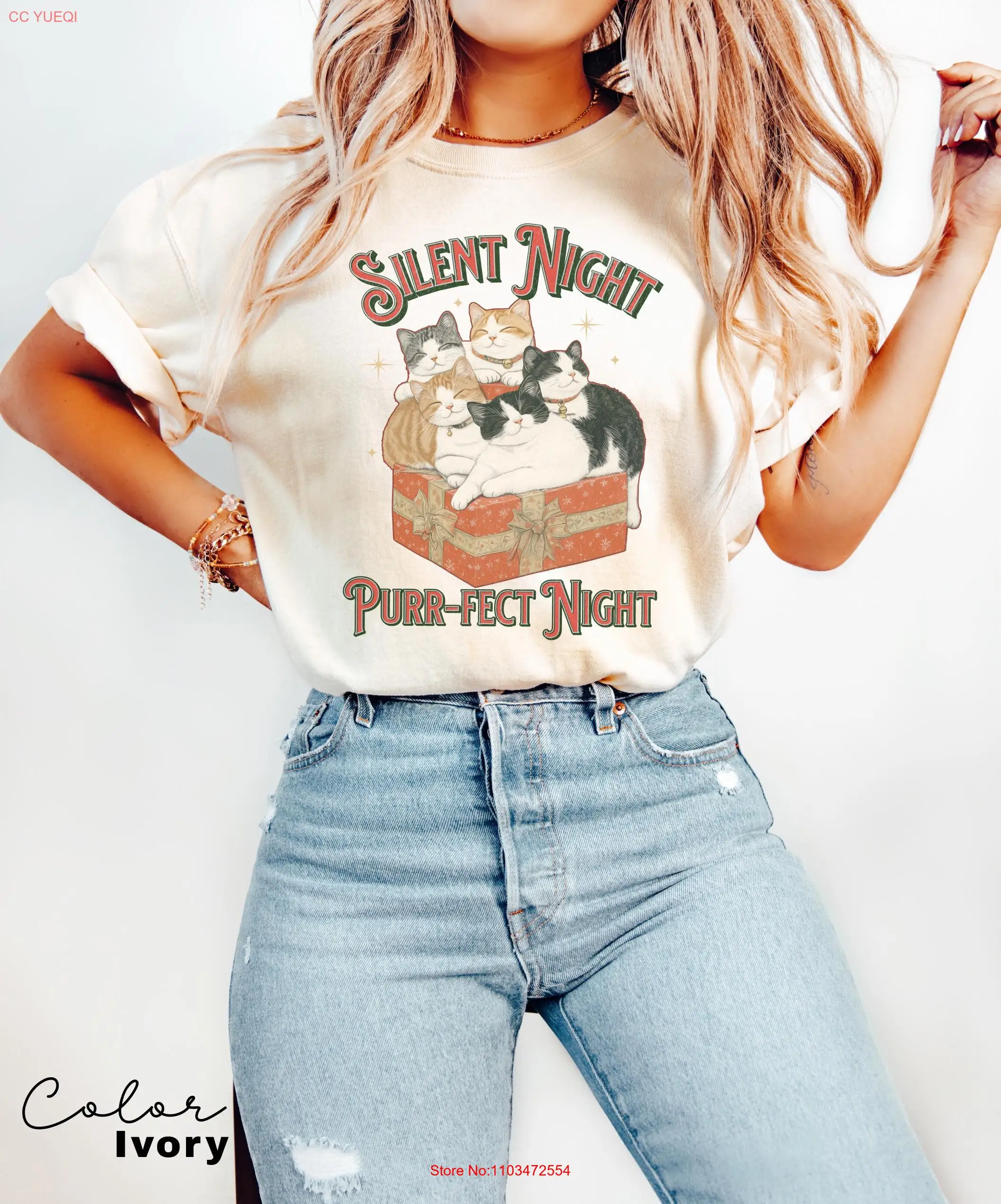 Π€ΡΡΠ±ΠΎΠ»ΠΊΠ° Meowy Christmas CaT Silent Night Purrfect Happy Year Funny Lover Xmas Ρ Π΄Π»ΠΈΠ½Π½ΡΠΌΠΈ ΠΈΠ»ΠΈ ΠΊΠΎΡΠΎΡΠΊΠΈΠΌΠΈ ΡΡΠΊΠ°Π²Π°ΠΌΠΈ Π€ΡΡΠ±ΠΎΠ»ΠΊΠ° Meowy Christmas CaT Silent Night Purrfect Happy Year Funny Lover Xmas Ρ Π΄Π»ΠΈΠ½Π½ΡΠΌΠΈ ΠΈΠ»ΠΈ ΠΊΠΎΡΠΎΡΠΊΠΈΠΌΠΈ ΡΡΠΊΠ°Π²Π°ΠΌΠΈ