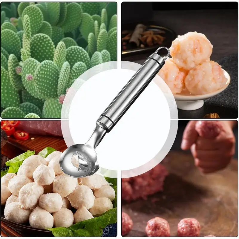 Stainless Steel Cactus Peeler Spoon Spoon Shaped Nopales Peeler for Home Kitchen Manual Tool for Peeling Cactus Leaves Cooking