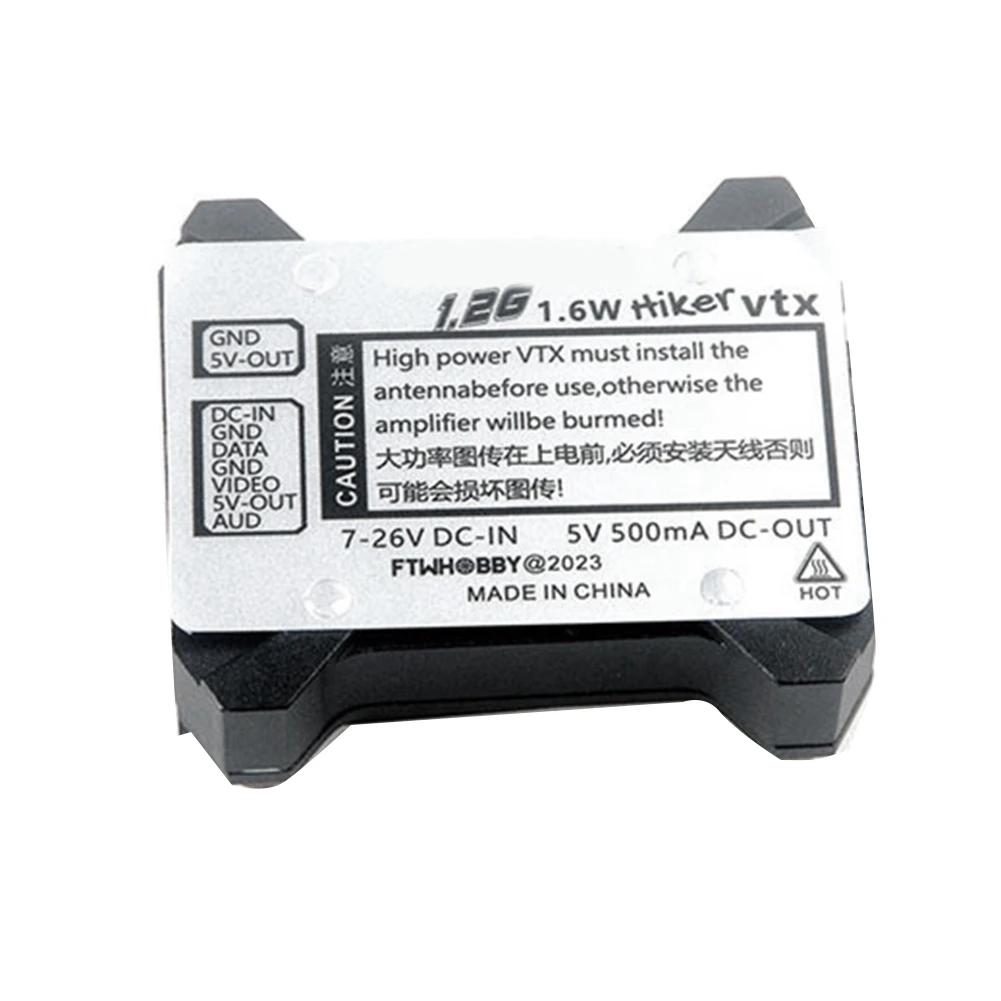 

ABTI-1.2G 1.3G 1.6W VTX 9-канальный FPV видеопередатчик Pit/25Mw/200Mw/1600Mw для деталей гоночного дрона FPV
