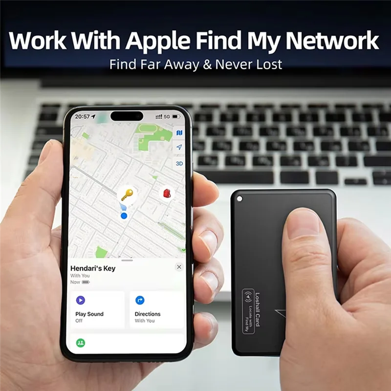 

REPLA-беспроводная смарт-карта для Find My APP, ключ для поиска детей/домашних животных/велосипед/кошелек, Bluetooth, ультратонкий GPS-трекер