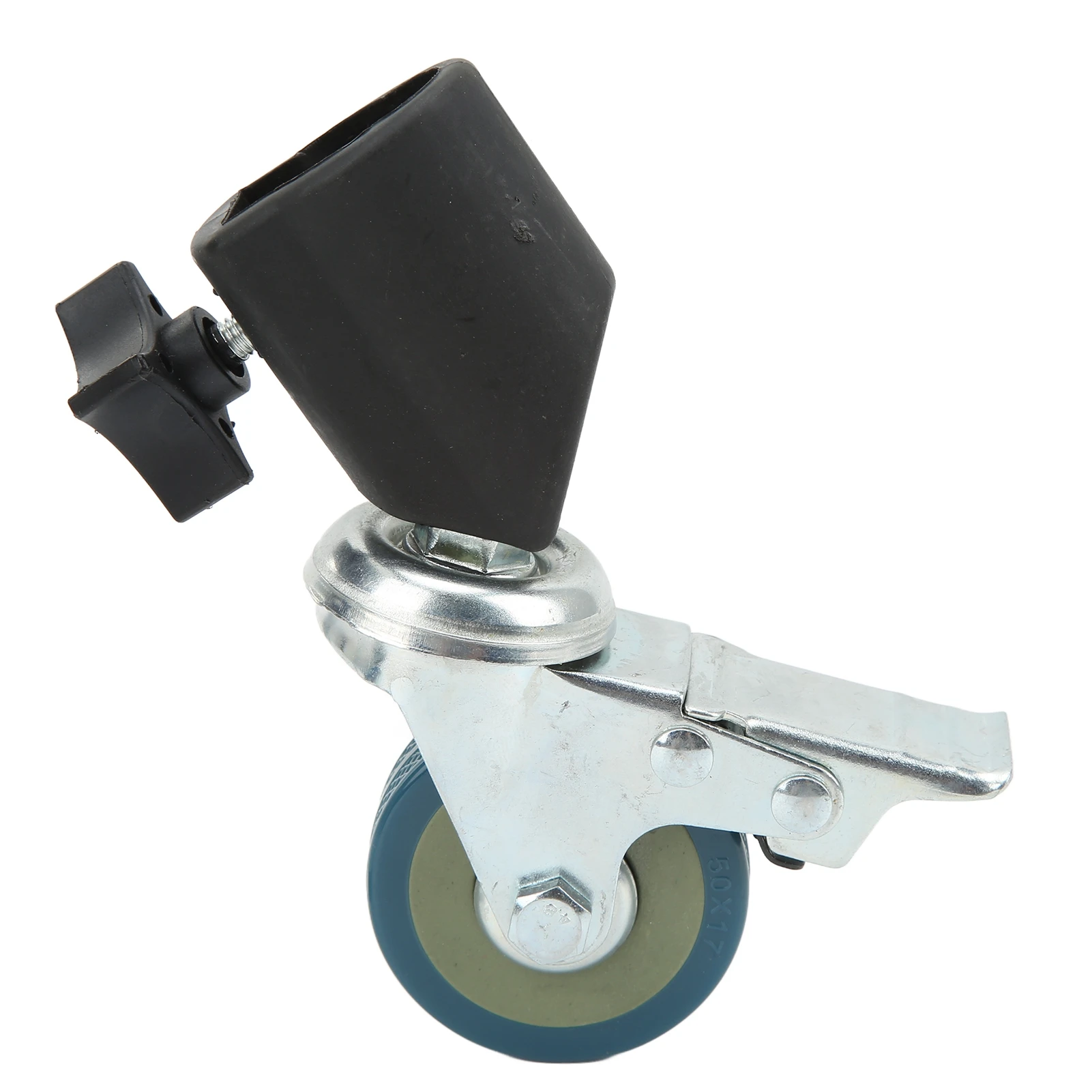 3pcs 22mm Swivel Caster Wheels Set for Photography Light Stand Tripod Studio Photo Video Shooting Locking Caster Set with Brake
