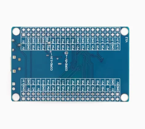 บอร์ดพัฒนา STC15W4K56S4 บอร์ดระบบหลัก บอร์ดไมโครคอนโทรลเลอร์ STC 51 โมดูลบอร์ดสำหรับการทดลอง