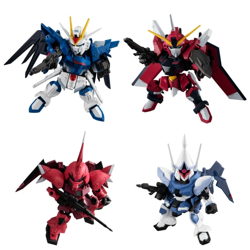 Bandai Original MJG VOL.7 STTS-808 IMMORTAL JUSTICE GUNDAM Action Figure Assembly Model Kit Toys Collectible Gifts For Children