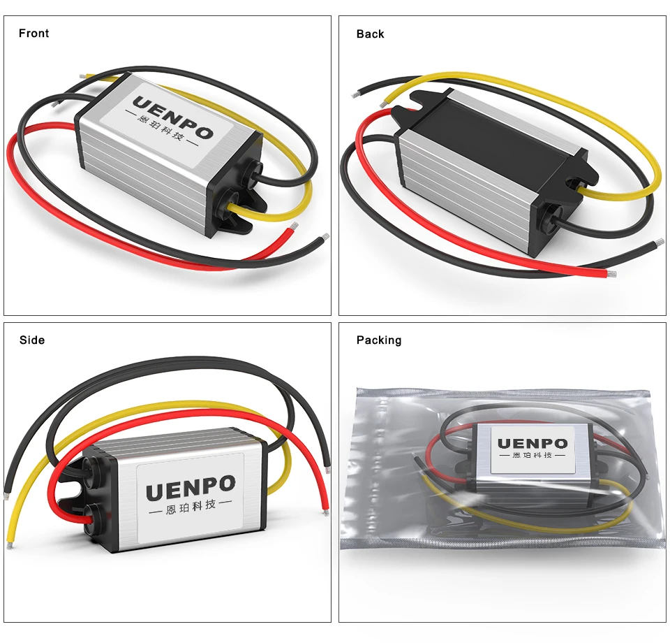 24V bis 13,8 V On-Board-Step-Down-Leistungs modul 36 v48v60v72V bis 15V DC-Stromrichter DC-DC Transformator – Detail 5