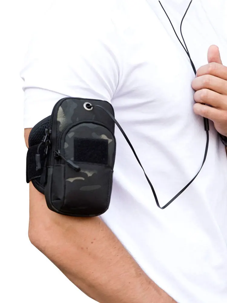 AliExpress SINAIRSOFT Tactical Sports Phone Arm Bag Wallet Pouch Handbag For  Hunting Training Fitness Running Climbing Cycling EDC Bag
