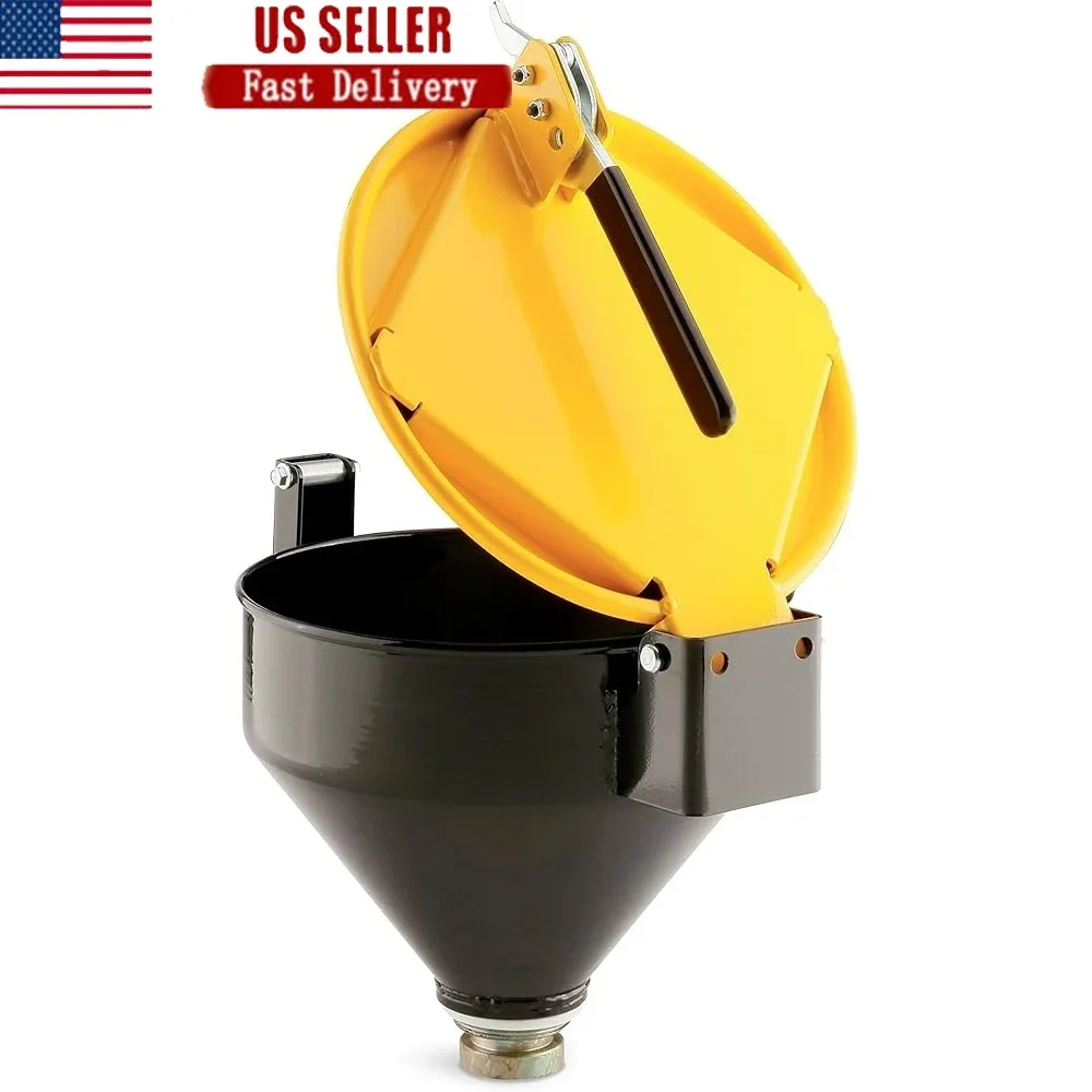 

Drum Funnel Burpless Steel Drum Funnel 20 to 55 gal. Poly or Steel Drums w/ 2" NPT Yellow DRM1125-YW-NPT