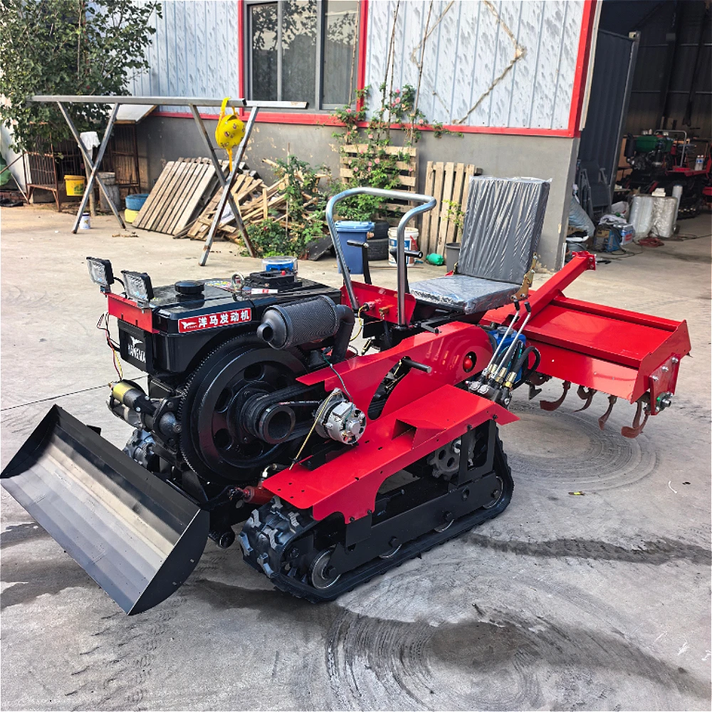 Factory-direct Sale of New Crawler-type Mini-tillers/small Farm Tractors; Compatible with A Wide Range of Attachments.
