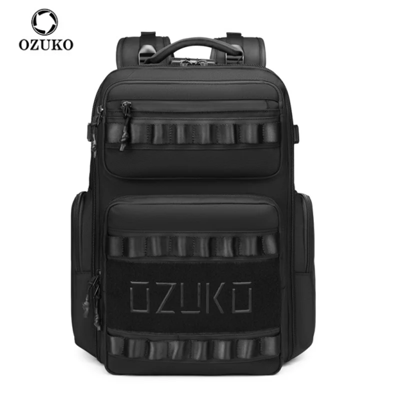 حقيبة ظهر أوزوكو ذات سعة كبيرة ومقاومة للماء والتآكل وخفيفة الوزن ومتعددة الوظائف وحقيبة رياضية خارجية