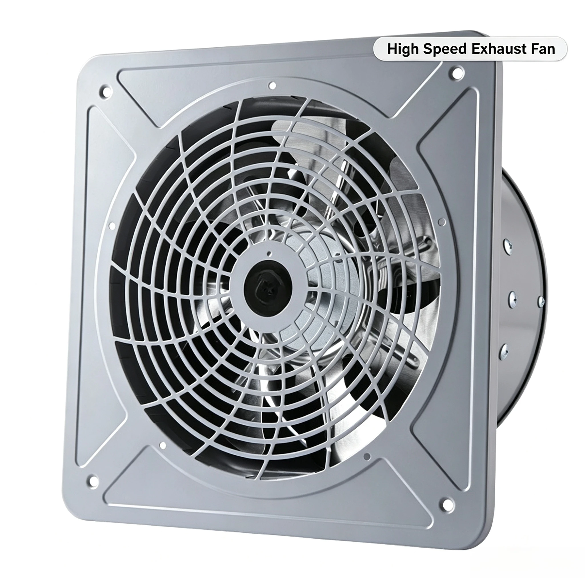 All-Metal Powerful Vent Fan High Power Wall Window Mount Exhaust Fan For Kitchen Home Cooking Fume Extraction