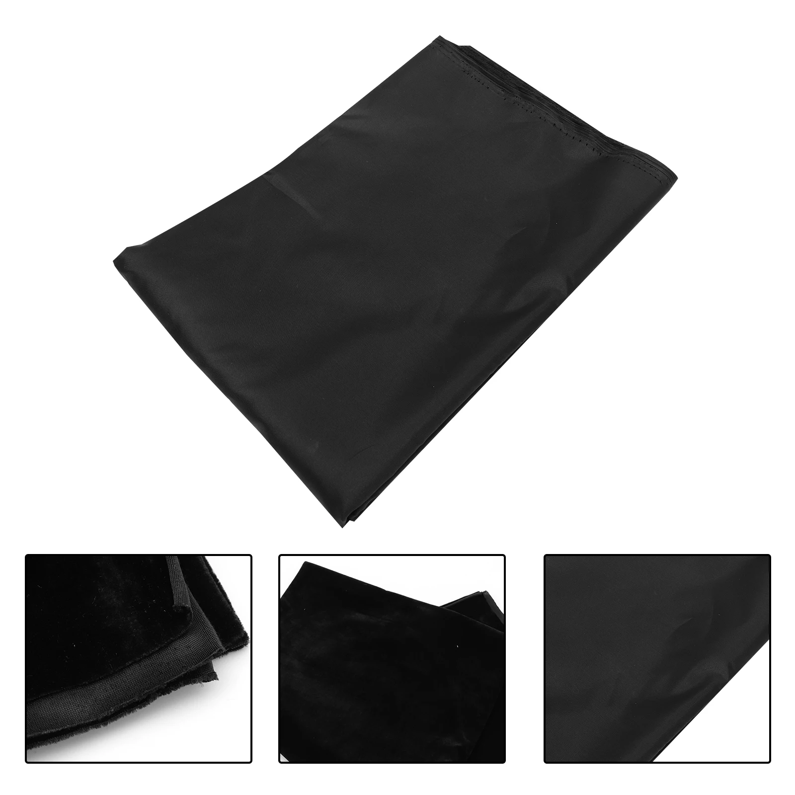 

1Pcs Light-Absorbing Photography Backdrop Black Durable Smooth Surface Wrinkle Resistant Backdrop Cloth Photo Background Prop