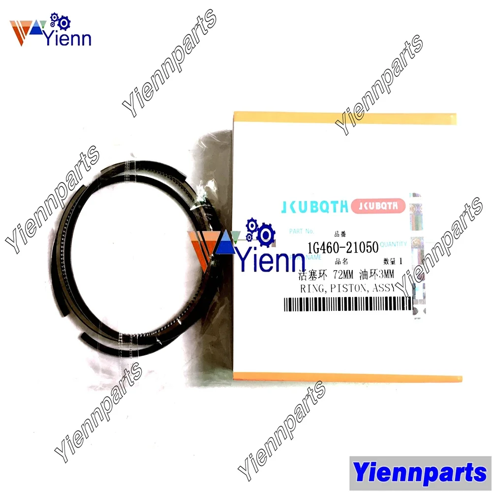 

D902EBH D902 D902-E Piston Ring Set For Kubota B7300HSD B7400HSD BX1800D BX2350 BX2360 BX23 Tractor Engine Repair Parts