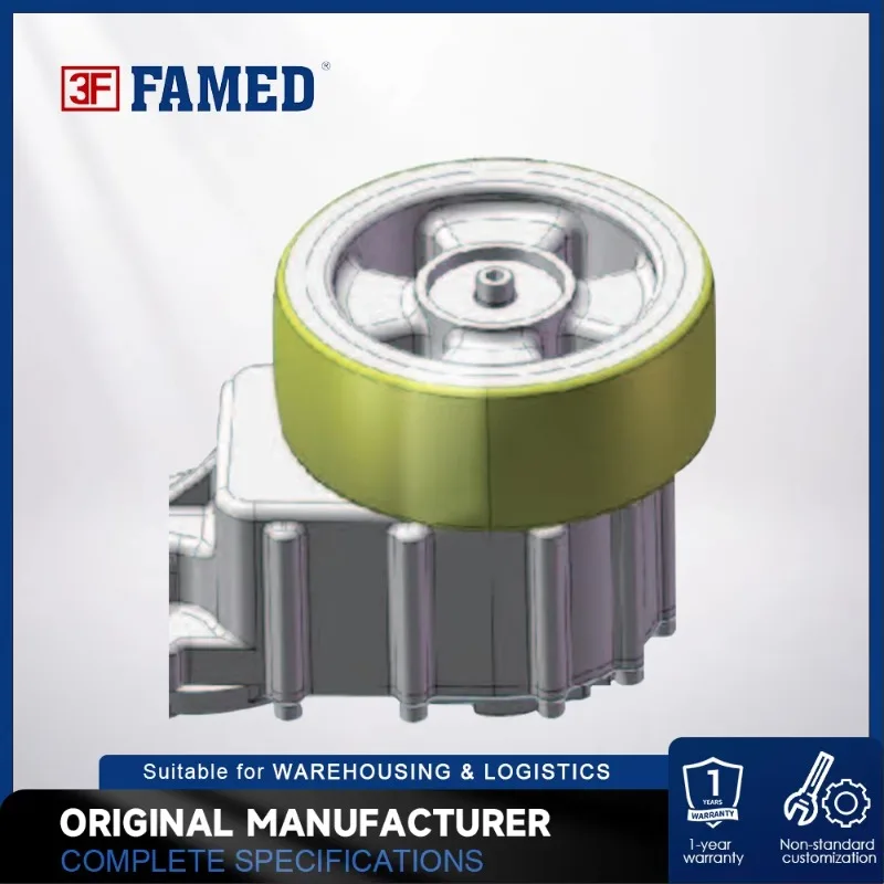 Waterproof Moisture-Proof HGV Trolley Servo Wheel Module Reducer for Port Container Transportation Planetary Gearing Red Color