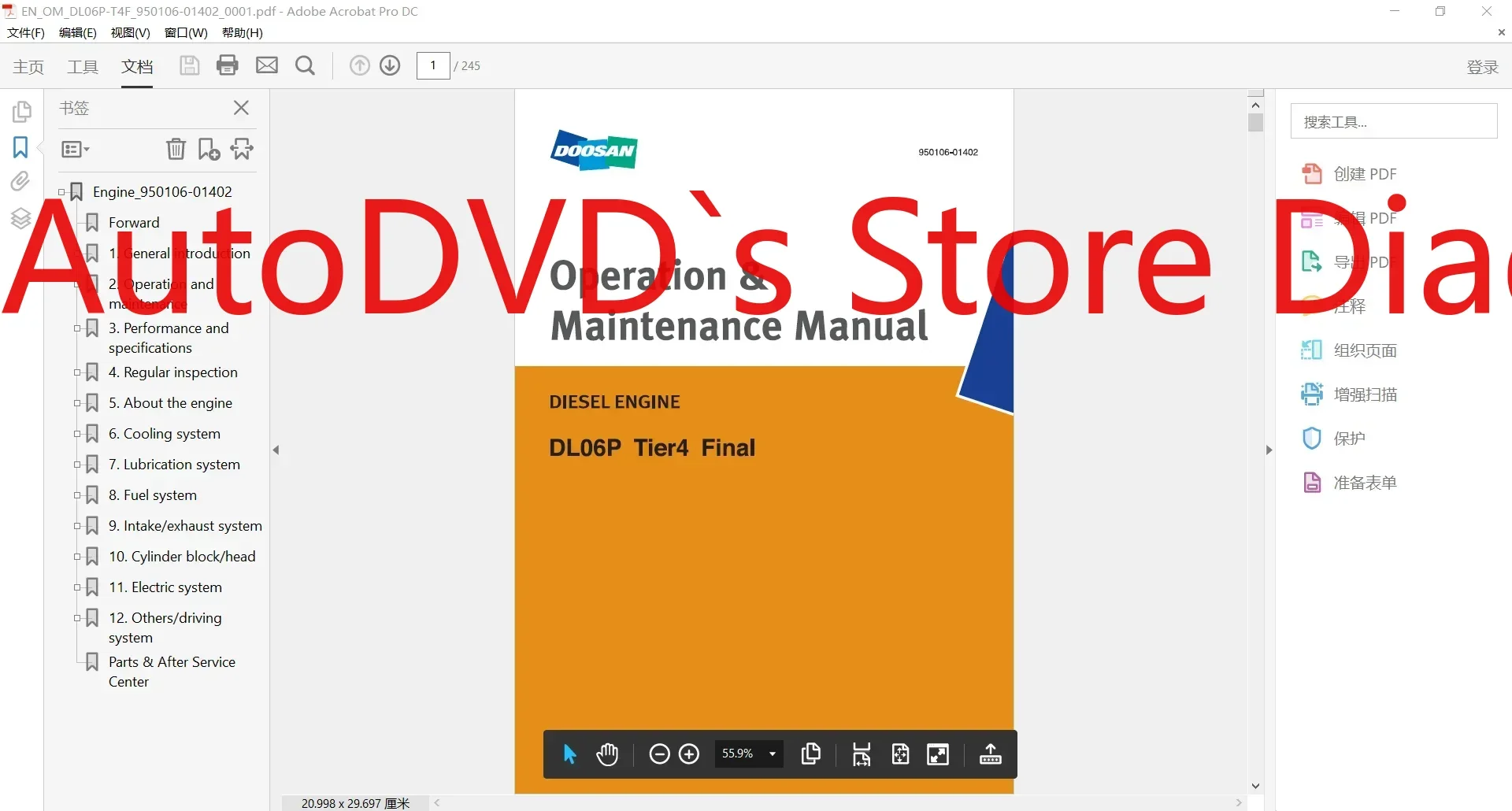 AutoDVD DEVELON Doosan  WorkShop Manual and Maintenance and Wirings Diagrams for All  Models PDF 2026