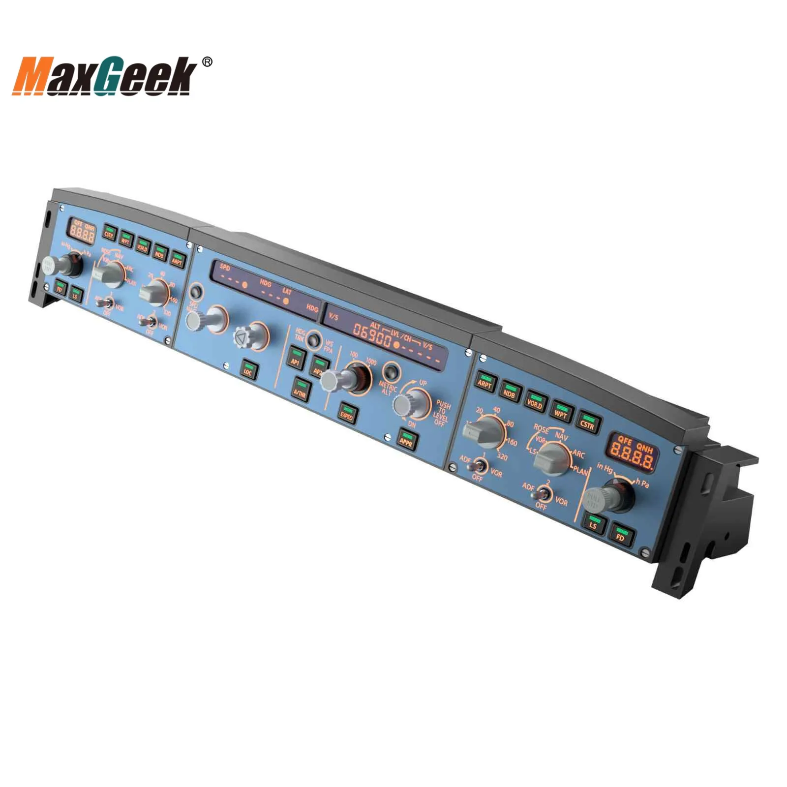 WINWING A320 EFIS-L&R with FCU Full-size EFIS Unit Flight Control Panel Flight Game Simulator Support for X-Plane MSFS2020
