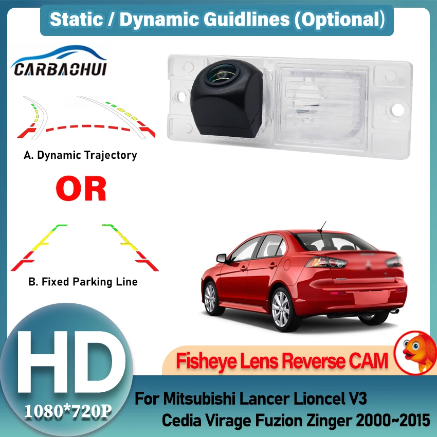

Car HD CCD Night Vision Rear View Reversing Backup Parking Camera For Mitsubishi Lancer Lioncel V3 Cedia Virage Fuzion Zinger