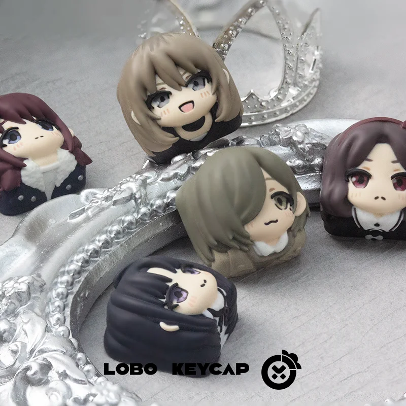 GIRLS BAND CRY Ebizuka Tomo Kawaragi Momoka Tastenkappen Anime Charakter Merchandise Tastatur Zubehör Einzelne Tastenkappe Ersatz ESC