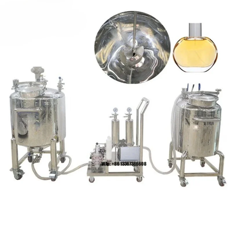 Small Batch Perfume Manufacturing Equipment Maker Machine Perfume Mixing  Machine Mix Perfumed Filter Tank