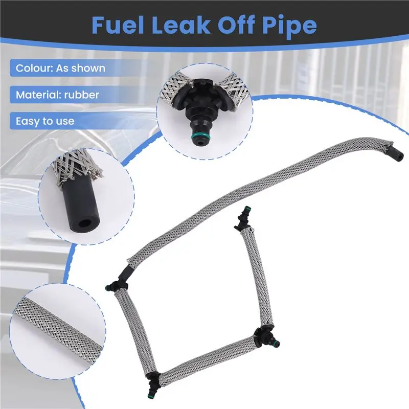 Portable Fuel Overflow Pipe Diesel Injector Hose Leak Line 3M5Q9K022AC For Ford Focus C-MAX S-MAX Mondeo C4 1574HL
