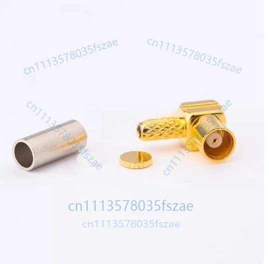 1pc mcx-kw3 connector rg316 crimp syv-50-2-1 female elbow mcx-c-kw1.5 to rg174 accessories