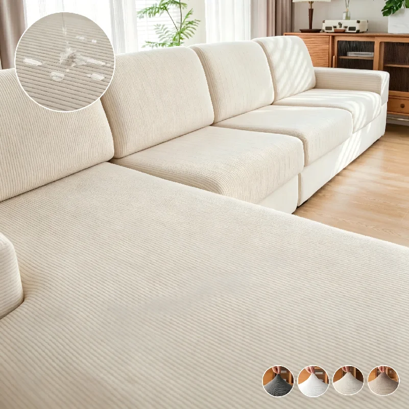 Waterproof Sofa Cover Luxury Adjustable Elastic Couch Cover for Living Room Sofa Seat Cover 1 2 3 4 seater l shaped full set
